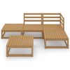 vidaXL Garden Lounge Set Honey Brown Solid Pinewood Modular