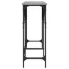 vidaXL Console Table Grey Sonoma Engineered wood Narrow Adjustable Feet