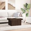 vidaXL Coffee Table Brown Oak Engineered Wood 39.4 in x 21.7 in x 15.7 in