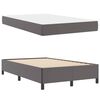 vidaXL Bed Frame with Mattress Grey 47.24 x 78.74 in Fabric