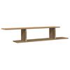 vidaXL Wall-mounted TV Shelf Artisan Oak Engineered Wood Medium
