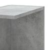 vidaXL Wall Corner Shelf Concrete Grey Engineered Wood Standard