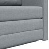 vidaXL Sofa Bed Light Grey 48.82 x 27.95 x 30.71 in Velvet