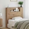 vidaXL Headboard Artisan Oak 39.37 x 5.91 x 40.75 in Engineered Wood