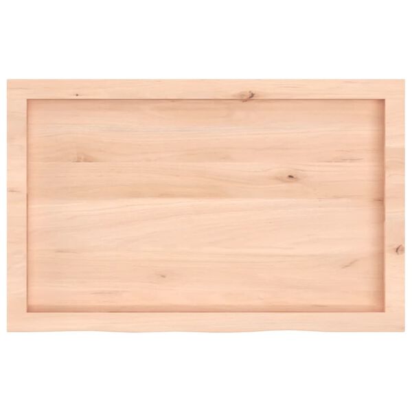 vidaXL Bathroom Countertop 31.5 x 19.7 x (0.8-1.6) " Untreated Solid Wood