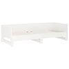 vidaXL Pull-out Day Bed without Mattress White 0.8x(80x200)"