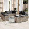 vidaXL Garden Sofa Set Light grey, Dark grey