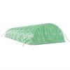 vidaXL Greenhouse Green Polyethylene (PE), Galvanized Steel 750 sq ft