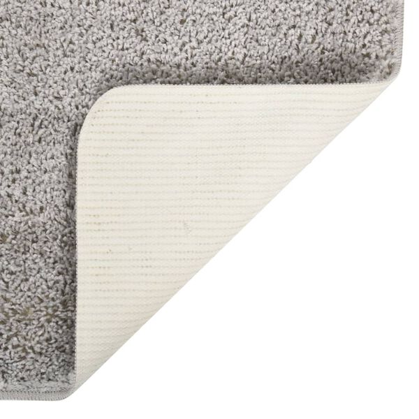 vidaXL Rug Light Gray Polypropylene 55.1 x 78.7 in Rug Rectangular