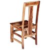 vidaXL Dining Chair Set of 6 Honey Matte Solid Acacia Wood Standard