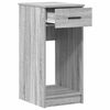vidaXL Computer Tower Stand Grey Sonoma Engineered wood Compact