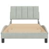 vidaXL Bed Frame Light Gray