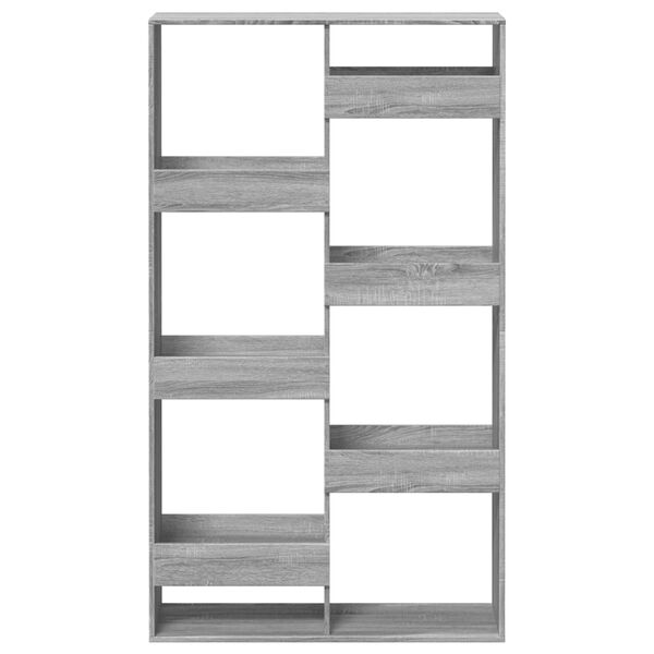 vidaXL Room Divider Grey sonoma Engineered wood 39.4 x 13.0 x 68.9 in