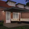 vidaXL Awning with Anthracite 157.48" x 137.80" Metal