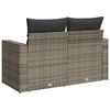 vidaXL Garden Sofa Grey