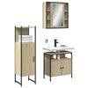 vidaXL Bathroom Cabinet Set Sonoma Oak Engineered Wood Medium