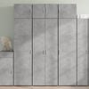 vidaXL Highboard Concrete Gray 27.6"x16.7"x72.8" Engineered Wood