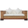 vidaXL Sofa Set Brown and Cream White