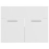 vidaXL Bathroom Furniture Set White Engineered wood, acrylic, ceramic