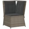 vidaXL Garden Lounge Set Grey and Brown