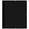vidaXL Balcony Screen Black 47.2x393.7" 100% Polyester Oxford