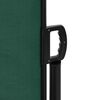vidaXL Retractable Side Awning Dark Green