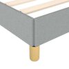 vidaXL Bed Frame With Headboard Light grey
