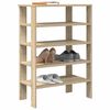 vidaXL Shoe Rack Sonoma Oak Engineered Wood Compact Shoe Rack