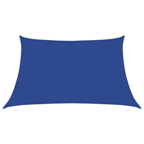 vidaXL Sunshade Sail 1.75 oz/ft² Blue 3/4x6.6' HDPE