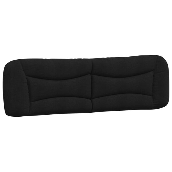 vidaXL Headboard Cushion Black Polyester 71.0 in width Headboard Cushion