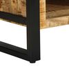 vidaXL Coffee Table Natural Wood Solid Mango Wood, Iron Medium