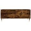 vidaXL Coffee Table Smoked Oak Engineered Wood, Metal Medium