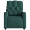vidaXL Massage Recliner Chair Dark Green