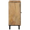 vidaXL Side Cabinet Natural wood Solid mango wood, iron Medium Cabinet