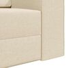 vidaXL Sofa Bed Cream 96.46 x 30.71 x 30.31 in Fabric