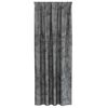 vidaXL Velvet Curtains 2 pcs Grey 96.46 x 55.12 in Velvet