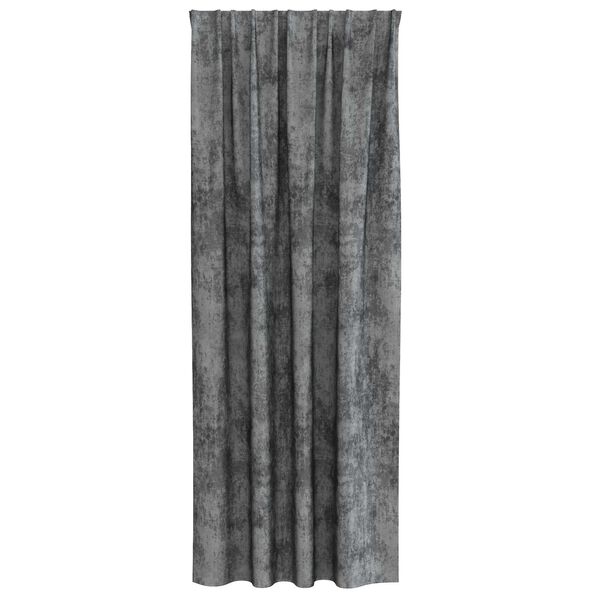 vidaXL Velvet Curtains 2 pcs Grey 96.46 x 55.12 in Velvet