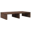 vidaXL Monitor Stand Brown Oak 19.7x10.6x3.9" Engineered Wood