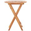 vidaXL Garden Table Brown Solid Acacia Wood