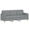 vidaXL Sofa Set Light grey 100% polyester, metal, textilene, plywood