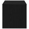 vidaXL TV Cabinet Black Oak Engineered Wood Medium TV Cabinet