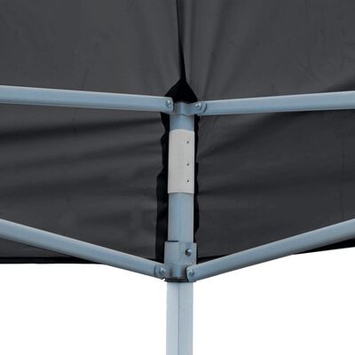 vidaXL Folding Pop-up Partytent with Sidewalls 9.8'x19.7' Anthracite