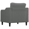 vidaXL Sofa Chair Dark Grey Fabric (100% polyester), metal, textilene