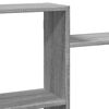 vidaXL Wall Shelf Grey Sonoma Engineered wood 62.6x7.1x25.6 in