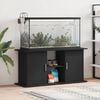 vidaXL Aquarium Stand Black Engineered wood 47.6 x 16.1 x 22.8 in