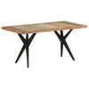 vidaXL Dining Table Mixed wood colors Solid reclaimed wood Large