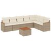 vidaXL Garden Sofa Set Beige