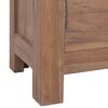 vidaXL Sideboard Natural Teak Solid Teak Wood 25.6 x 11.8 x 29.5 in