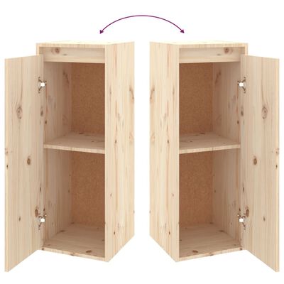 vidaXL TV Cabinets 4 pcs Solid Wood Pine