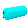 vidaXL Inflatable Gymnastic Roll with Pump 47.2x35.4" PVC Green